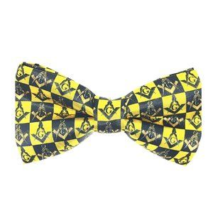 COPY - Mason bowtie Masonic Square  Black NEW! Tuxedo